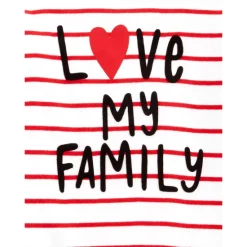 Best reviews of ✔️ Carter's Little Boys And 👧 Girls Family Love Top And Snug Fit Pajamas, 2 Piece Set Red, White 🤩 -Family Pajamas Store unnamed file 105