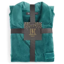 Discount ⌛ INC International Concepts 👩 Women's Velour Notch Collar Packaged Pajama Set, Created For Macy's French Coffee ✔️ -Family Pajamas Store unnamed file 110