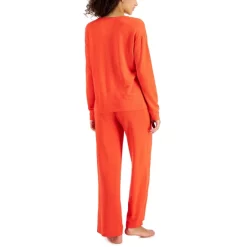 Top 10 👏 Alfani 👩 Women's Ultra-Soft Printed Packaged Pajama Set, Created For Macy's Tiny Latte Animal 🥰