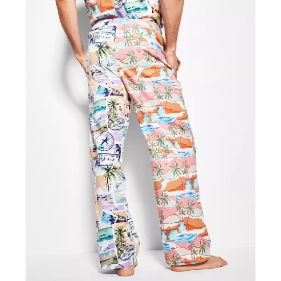 New 🥰 Royalty By Maluma Men's Relaxed-Fit Colorblocked Printed Pajama Pants, Created For Macy's Mixed Prin ⭐ 4 New 🥰 Royalty By Maluma Men's Relaxed-Fit Colorblocked Printed Pajama Pants, Created For Macy's Mixed Prin ⭐ - Image 4