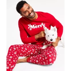 Wholesale 🔔 Family Pajamas Matching 👩 Women's Thermal Waffle Holiday Stripe Pajama Set, Created For Macy's Bright White 🔔 -Family Pajamas Store unnamed file 17