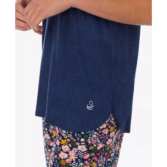 Hot Sale ๐ Cuddl Duds ๐ฉ Women's Henley Cropped Pants Pajama Set Heather Grey Novelty ๐คฉ 6 Hot Sale ๐ Cuddl Duds ๐ฉ Women's Henley Cropped Pants Pajama Set Heather Grey Novelty ๐คฉ - Image 6