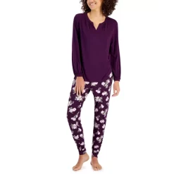 Best reviews of ❤️ Charter Club 👩 Women's Modern Essentials Long Sleeve Pajama Set, Created For Macy's Rain Dance Ditsy 🔔 -Family Pajamas Store unnamed file 202