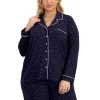Brand new 🔥 Jenni 👩 Women's Solid Sherpa Pajama Set, Created For Macy's Deep Black ⌛