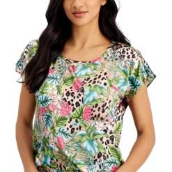 Best Sale 😍 Charter Club Cotton Pajama Set, Created For Macy's Feathers 🥰