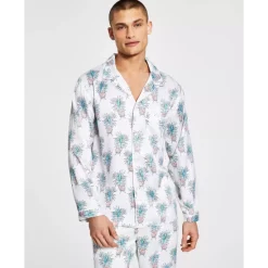 New 😍 Family Pajamas Matching Kid's Lightweight Thermal Waffle Buffalo Check Pajama Set, Created For Macy's Black And White Buffalo Check 🛒