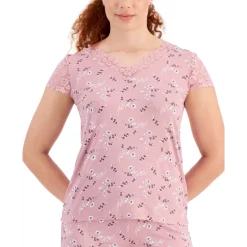 Buy 😀 Jenni Plus Size Long Sleeve Mix It Packaged Pajama Set, Created For Macy's Navy Xmas Light ✨ -Family Pajamas Store unnamed file 270