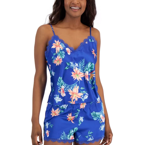 Best Pirce ๐ INC International Concepts Lace-Trim Pajama Set, Created For Macy's Vacation Trop โ 4 Best Pirce ๐ INC International Concepts Lace-Trim Pajama Set, Created For Macy's Vacation Trop โ - Image 4