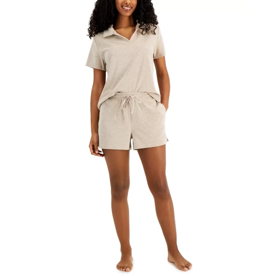 Best Sale โญ Alfani ๐ฉ Women's Terry Cloth 2-Pc. Shorts Set, Created For Macy's Peach Sorbet ๐ฅ 2 Best Sale โญ Alfani ๐ฉ Women's Terry Cloth 2-Pc. Shorts Set, Created For Macy's Peach Sorbet ๐ฅ - Image 2