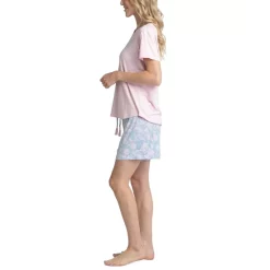 Best Pirce 😍 Muk Luks Plus Size 3-Pc. Pajama Set Gray / Stripe . Floral 😉 -Family Pajamas Store unnamed file 331