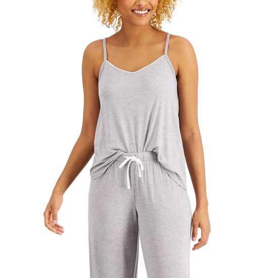 Hot Sale 🔔 Alfani Ultra Soft Tank And Pant Pajama Set, Created For Macy's Classic Black 🔔 6 Hot Sale 🔔 Alfani Ultra Soft Tank And Pant Pajama Set, Created For Macy's Classic Black 🔔 - Image 6