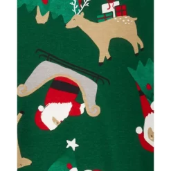 Buy 🌟 Carter's Baby Santa Snug Fit Pajama, 2 Piece Set Green ✨ -Family Pajamas Store unnamed file 341