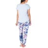 Flash Sale ✔️ Jenni 👩 Women's Notch-Collar Pajama Set, Created For Macy's Splatter Moonlight Blue 😀
