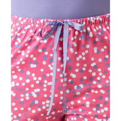 Outlet 🧨 Charter Club 👩 Women's Printed Lace-Trim 2-Pc. Pajama Set, Created For Macy's Sachet Toss Floral ⭐