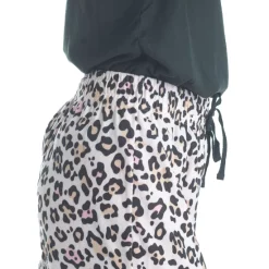 Deals 👍 Munki Munki Snoopy Chill Leopard Nightgown Pink 🔥 -Family Pajamas Store unnamed file 390