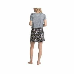 Best Pirce 😍 Muk Luks Plus Size 3-Pc. Pajama Set Gray / Stripe . Floral 😉 -Family Pajamas Store unnamed file 462