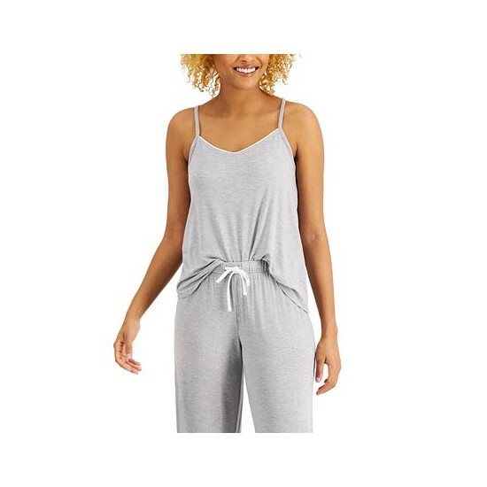 Hot Sale 🔔 Alfani Ultra Soft Tank And Pant Pajama Set, Created For Macy's Classic Black 🔔 3 Hot Sale 🔔 Alfani Ultra Soft Tank And Pant Pajama Set, Created For Macy's Classic Black 🔔 - Image 3