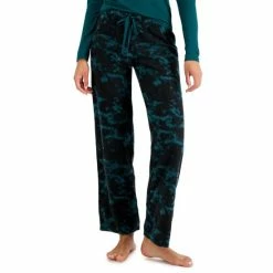 Best Pirce ๐ Jenni ๐ฉ Women's Printed Wide-Leg Fleece Pajama Pants, Created For Macy's Pink Tease Bold Tie Dye โค๏ธ