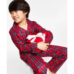Best Sale 🔔 Family Pajamas Matching Men's Mix It Brinkley Plaid Family Pajama Set 👍