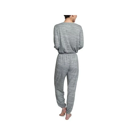 Brand new 😍 Hanes Plus Size Relaxed Butter-Knit Henley Pajama Set Heather Grey ⭐ 5 Brand new 😍 Hanes Plus Size Relaxed Butter-Knit Henley Pajama Set Heather Grey ⭐ - Image 5