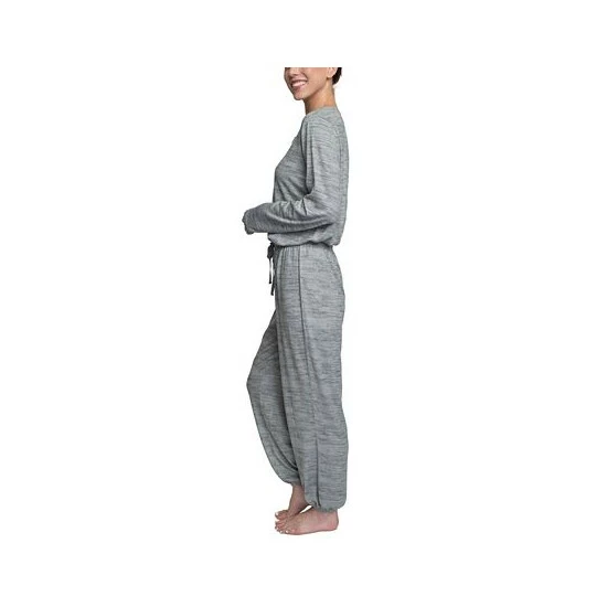 Brand new 😍 Hanes Plus Size Relaxed Butter-Knit Henley Pajama Set Heather Grey ⭐ 8 Brand new 😍 Hanes Plus Size Relaxed Butter-Knit Henley Pajama Set Heather Grey ⭐ - Image 8