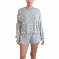 Wholesale ✔️ Honeydew All American Loungewear Short Set Ivory Botanical 🛒