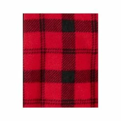 Outlet 🎁 Carter's Baby Boys Or Baby 👧 Girls Buffalo Check 2-Way Zip Fleece Sleep And Play Red ⌛ -Family Pajamas Store unnamed file 569