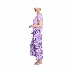 Flash Sale 😉 Muk Luks Plus Size Short-Sleeve Top And Capri Pajama Pants Set Purple Patchwork ✔️ -Family Pajamas Store unnamed file 588