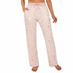 Best reviews of 🧨 Munki Munki Snoopy Chill Leopard Pajama Pants Pink 🔔