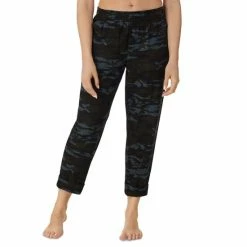 Cheap 🔥 Sanctuary 👩 Women's Printed Cropped Flannel Pajama Pants Earth Camo 👏