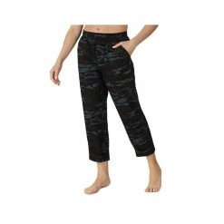 Cheap 🔥 Sanctuary 👩 Women's Printed Cropped Flannel Pajama Pants Earth Camo 👏 -Family Pajamas Store unnamed file 619