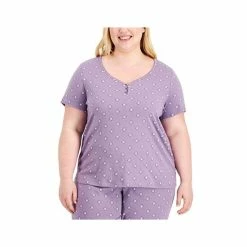 Best reviews of 🎉 Charter Club Plus Size Cotton Essentials Pajama Set, Created For Macy's Dusty Lilac Geo 🌟 -Family Pajamas Store unnamed file 626