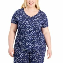 Best reviews of 🎉 Charter Club Plus Size Cotton Essentials Pajama Set, Created For Macy's Dusty Lilac Geo 🌟 -Family Pajamas Store unnamed file 628