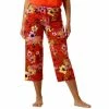 Discount ⌛ Hue 👩 Women's Printed Pajama Pants Spicy Orange 🔥