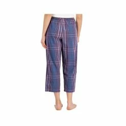 New 👏 Charter Club 👩 Women's Woven Cotton Capri Pajama Pants, Created For Macy's Multi Plaid 😉 -Family Pajamas Store unnamed file 689