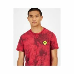 Promo 😀 Sun + Stone Men's Tie-Dyed Smiley Patch Pajama T-Shirt, Created For Macy's Ruby Knight 😉 -Family Pajamas Store unnamed file 724