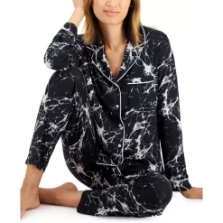Top 10 👏 Alfani 👩 Women's Ultra-Soft Printed Packaged Pajama Set, Created For Macy's Tiny Latte Animal 🥰 -Family Pajamas Store unnamed file 75