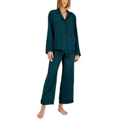 Cheapest 🔔 INC International Concepts Satin Notch Collar Pajama Set, Created For Macy's Purple Dynasty 🤩 -Family Pajamas Store unnamed file 79